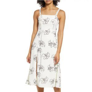 NWT 4SI3NNA Katrina Dress in Ivory Print - S